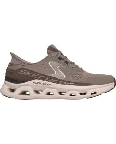 SKECHERS GLIDE-STEP ATLUS TAUPE ZAPATILLAS DEPORTIVAS SLIP-INS PARA MUJER