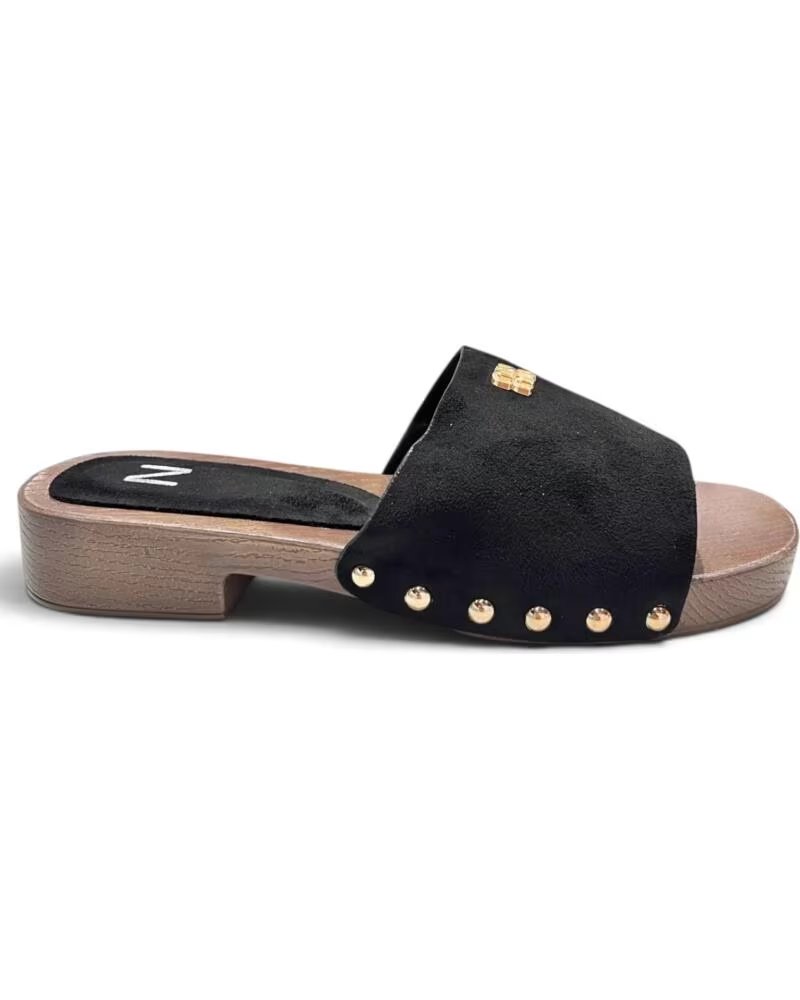 TIMBOS ZUECO TACÓN BAJO 133457 NEGRO