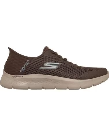 SKECHERS GO WALK FLEX - HANDS UP MARRON
