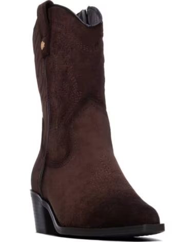 XTI BOTINES CAMPEROS DE MUJER 144307 MARRÓN MARRON