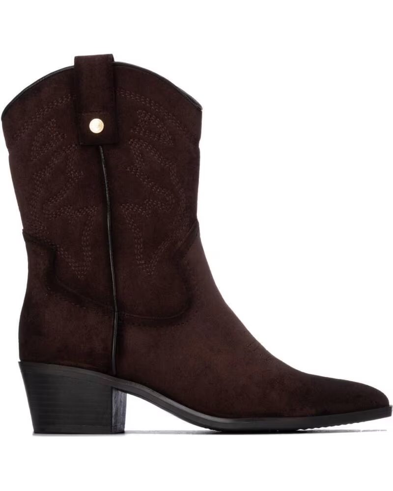 XTI BOTINES CAMPEROS DE MUJER 144307 MARRÓN MARRON