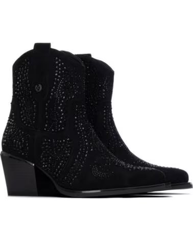 XTI BOTINES CAMPEROS DE TACÓN 146100 NEGRO
