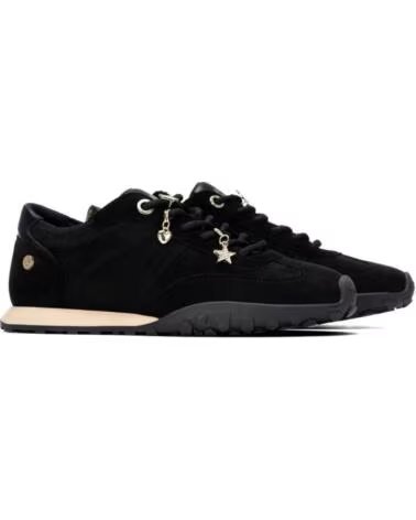 XTI ZAPATILLAS DEPORTIVAS 146146 NEGRAS CON ABALORIOS DORADOS NEGRO