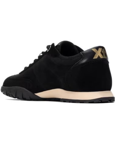 XTI ZAPATILLAS DEPORTIVAS 146146 NEGRAS CON ABALORIOS DORADOS NEGRO