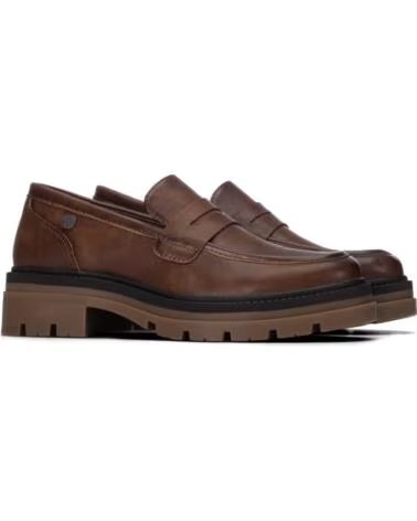 REFRESH MOCASINES DE PLATAFORMA TRACK EN COLOR CAMEL