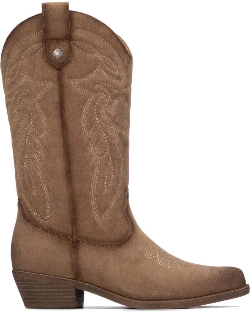 REFRESH BOTAS ALTAS ESTILO COWBOY 176295 EN COLOR BEIGE