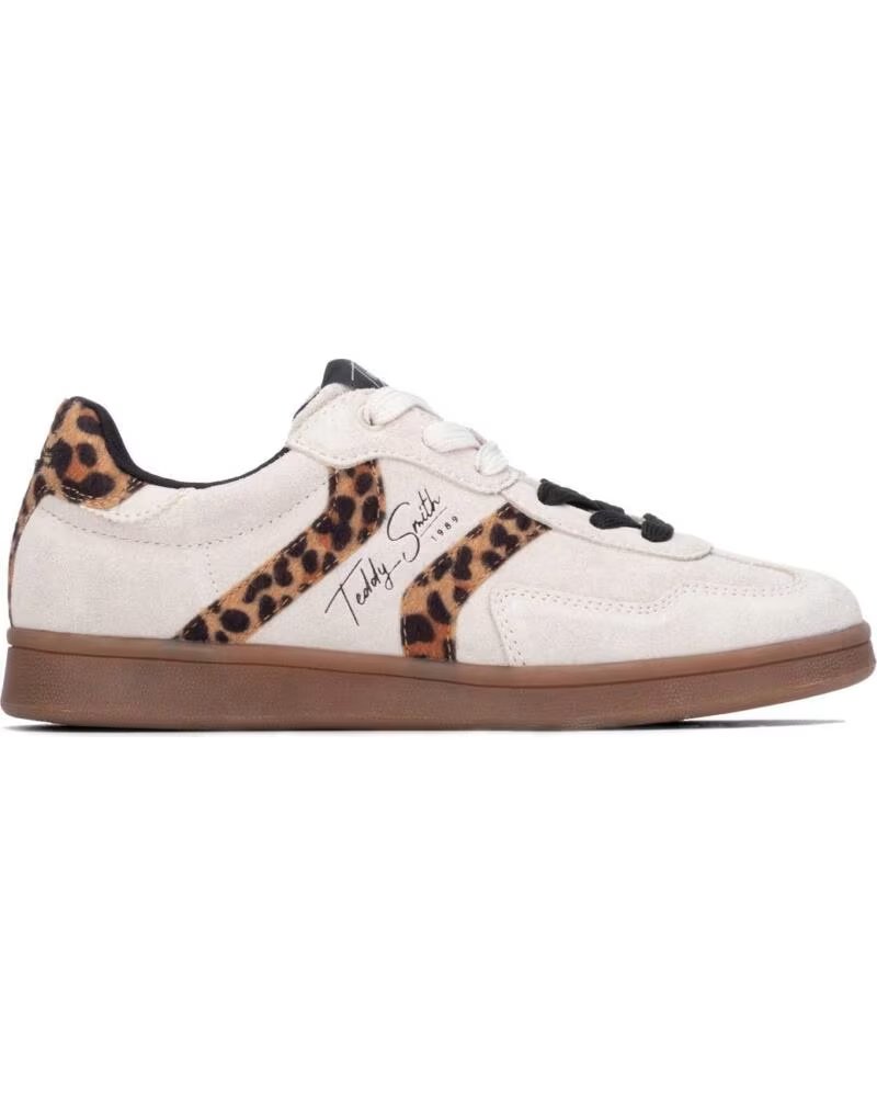 TEDDY SMITH ZAPATILLAS 121113 BEIGE LEOPARDO