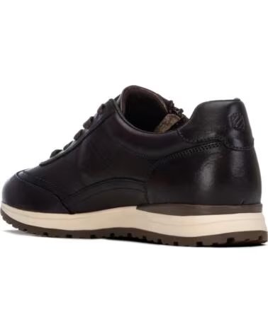 CARMELA 164208 MARRÓN ZAPATILLAS CASUAL DE PIEL CON CREMALLERA MARRON