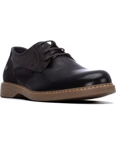CARMELA ZAPATOS DE PIEL MARRONES CON CORDONES MODELO 164196 MARRON