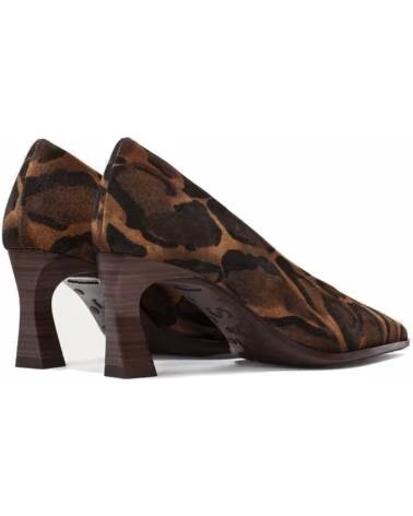 HISPANITAS ZAPATOS CON TACÓN HI264915 JIRAFA ESPRESSOC004