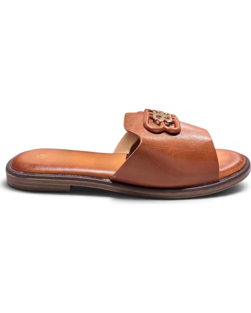 TIMBOS ZUECO PLANO MUJER CAMEL 133444 MARRóN
