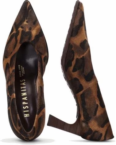 HISPANITAS ZAPATOS CON TACÓN HI264915 JIRAFA ESPRESSOC004