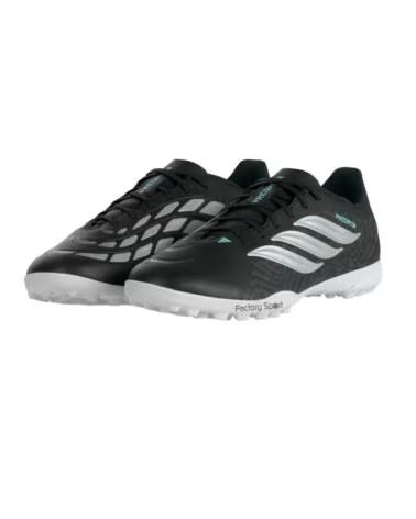 ADIDAS PREDATOR CLUB TF HOMBRE NEGRO-PLATA VERDE AGUA 44 2-3