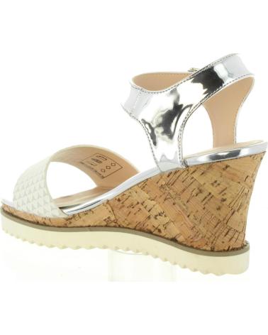Sandálias de Mulher URBAN 398786-B6600 WHITE-SILVER