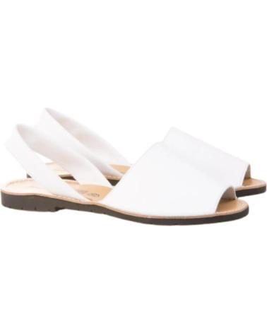 Sandalias de Mujer ANGELITOS 204IBIZENCA PIEL BLANCO