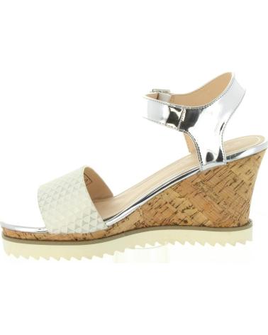Sandálias de Mulher URBAN 398786-B6600 WHITE-SILVER