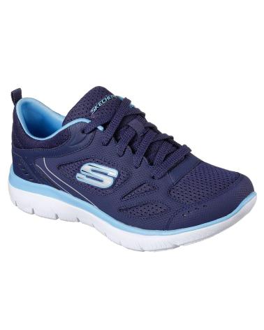 Woman and girl Trainers SKECHERS SUMMITS-SUITED 12982-NVBL  AZUL MARINO-AZUL FLUOR