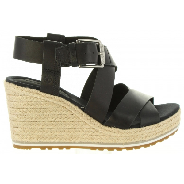 Chaussures compensées TIMBERLAND  pour Femme A1MTE NICE  BLACK