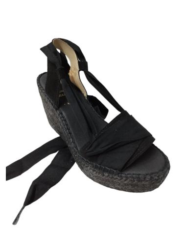 Zapatos De Mujer JUNCAL AGUIRRE ALPARGATA 2543  NEGRO