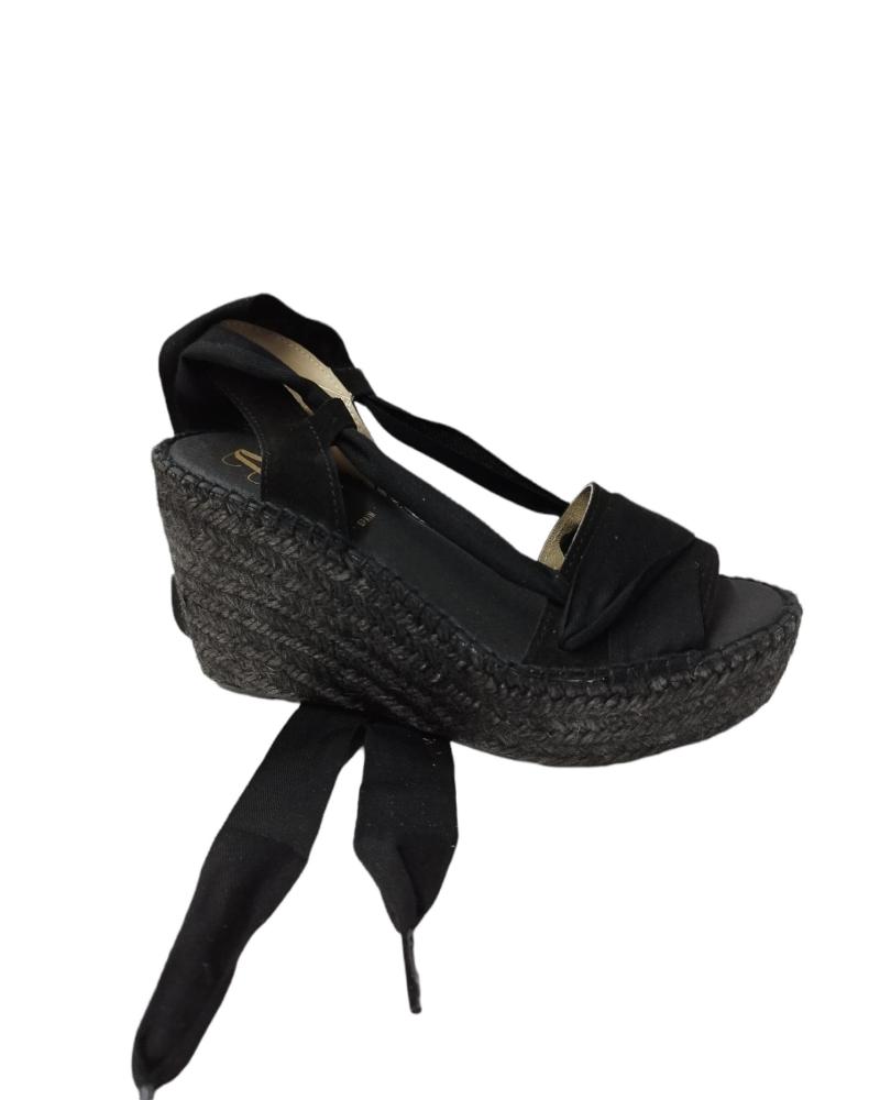 Zapatos De Mujer JUNCAL AGUIRRE ALPARGATA 2543  NEGRO
