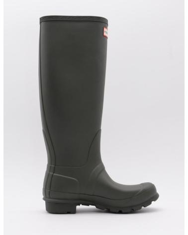 BOTTES DE PLUIE HUNTER TALL BOUCLE HAUTES VERT FONCÉ POUR FILLE ET GARÇON VERDE