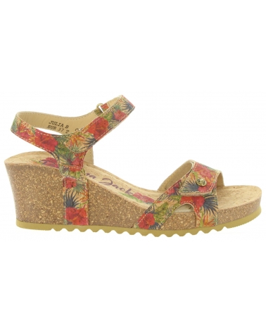 Sandalen-De-Mujer-PANAMA-JACK-JULIA-CORK-B1-TEJIDO-ROJO