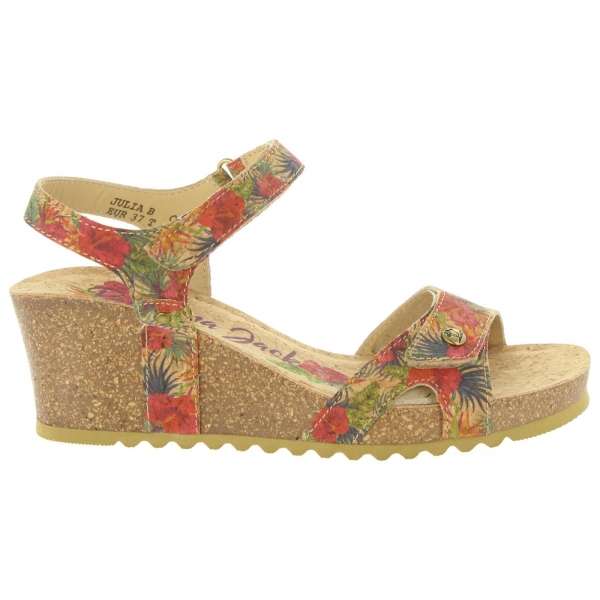 Sandalen-De-Mujer-PANAMA-JACK-JULIA-CORK-B1-TEJIDO-ROJO
