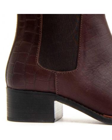 Botas de Mujer PURAPIEL BOTINELES BROWN