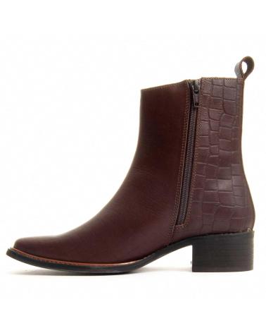 Botas de Mujer PURAPIEL BOTINELES BROWN