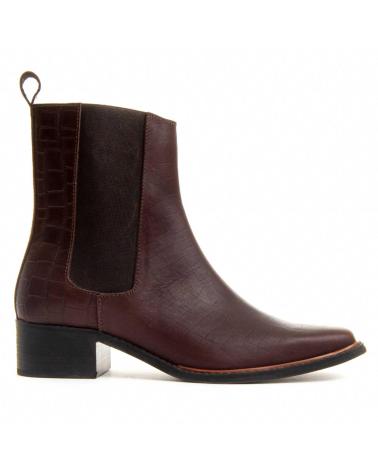 Botas de Mujer PURAPIEL BOTINELES BROWN