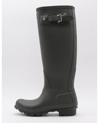 BOTTES DE PLUIE HUNTER TALL BOUCLE HAUTES VERT FONCÉ POUR FILLE ET GARÇON VERDE