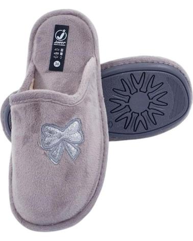 Pantofole JAVER  per Donna ZAPATILLAS MUJER MEMORY FOAM VARIOS 34-266  GRIS