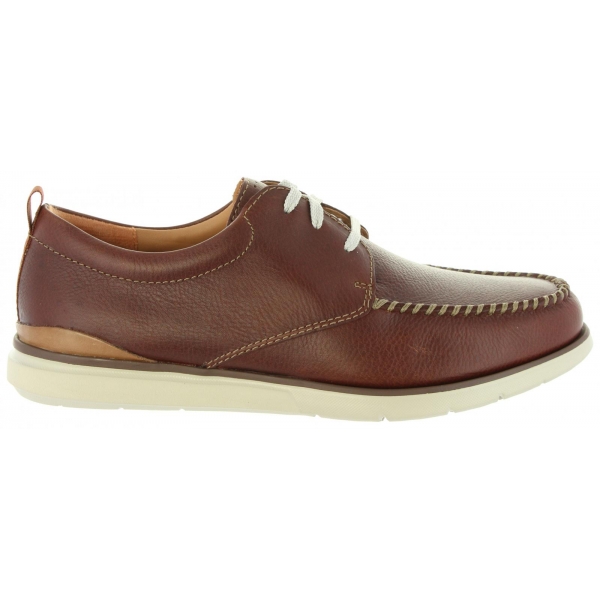 Man shoes CLARKS 26133790 EDGEWOOD  MAHOGANY LEATHER