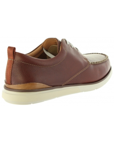 Man shoes CLARKS 26133790 EDGEWOOD  MAHOGANY LEATHER