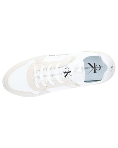 Scarpe sport per Uomo CALVIN KLEIN YM0YM00553 LACEUP NY-LTH 0K7 WHITE-IVORY