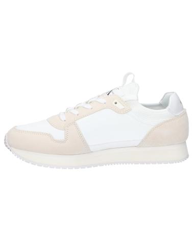 Scarpe sport per Uomo CALVIN KLEIN YM0YM00553 LACEUP NY-LTH 0K7 WHITE-IVORY