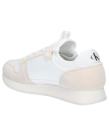 Scarpe sport per Uomo CALVIN KLEIN YM0YM00553 LACEUP NY-LTH 0K7 WHITE-IVORY