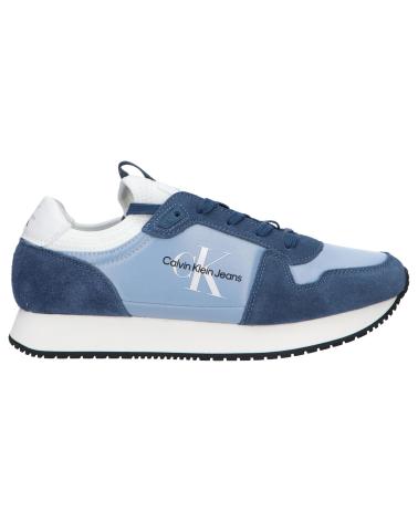 Sapatos Desportivos CALVIN KLEIN  de Homem YM0YM00553 LACEUP NY-LTH  0G1 ICELAND BLUE-DARK DENIM-WHITE