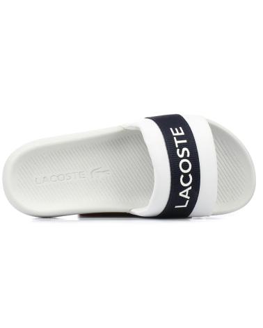 Woman Flip flops LACOSTE CHANCLAS CROCO DE TELA CON LOGO BLANCO
