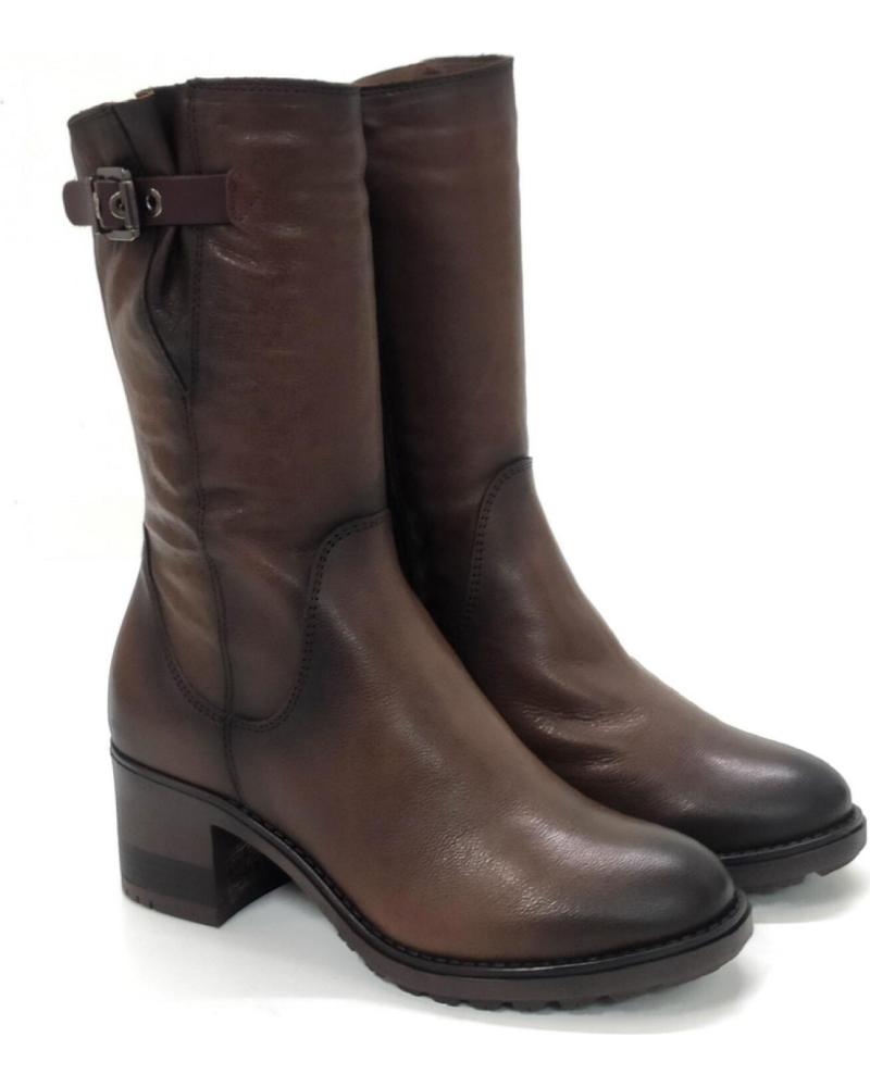 Woman boots PAULA URBAN BOTA MARRON DE TACON  TOTEM