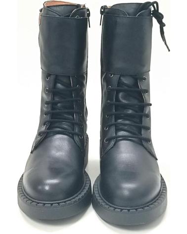 Botines de Mujer POPA BOTA MILITAR NEGRA NEGRO