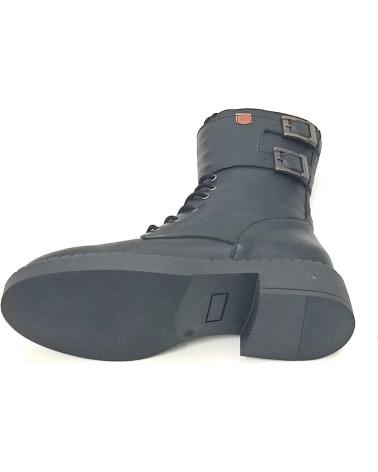 Botines de Mujer POPA BOTA MILITAR NEGRA NEGRO