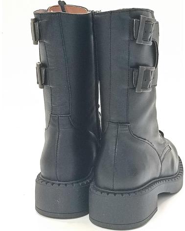Botines de Mujer POPA BOTA MILITAR NEGRA NEGRO