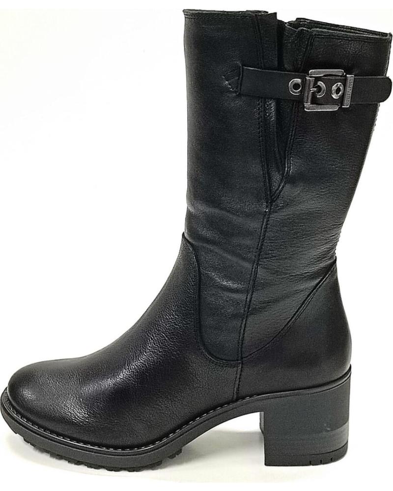 Botines De Mujer PAULA URBAN BOTA DE TACON NEGRA NEGRO