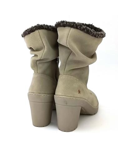 Botines de Mujer ART BOTIN DE TACON BEIGE PIEDRA