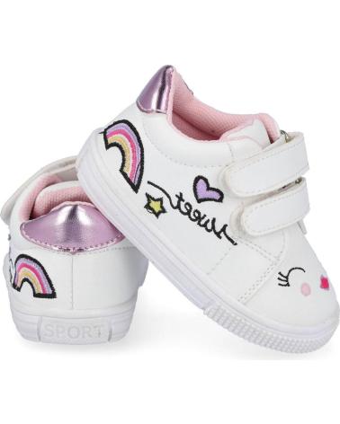 Sportif pour Fille BUBBLE BOBBLE BUBBLE KIDS A2820 ZAPATILLAS DEPORTIVAS BLANCO