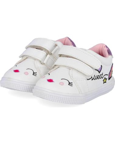 Sportif pour Fille BUBBLE BOBBLE BUBBLE KIDS A2820 ZAPATILLAS DEPORTIVAS BLANCO