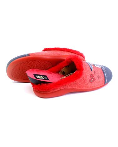 Pantofole MARPEN  per Donna - CHINELA PERRO CADENA TACHUELAS  ROJO