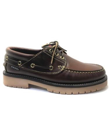 Woman and Man shoes SNIPE 21201 NAUTICO PARA HOMBRE COLOR CUERO  MARRóN