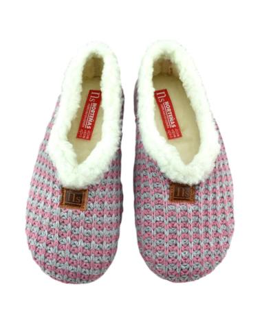 Woman House slipers NORTEÑAS ZAPATILLAS DE CASA FORRADAS DE BORREGUI MAQUILLAJE